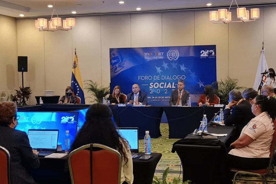 OIT vuelve a Venezuela para un tercer Foro de Diálogo Social plagado de pendientes