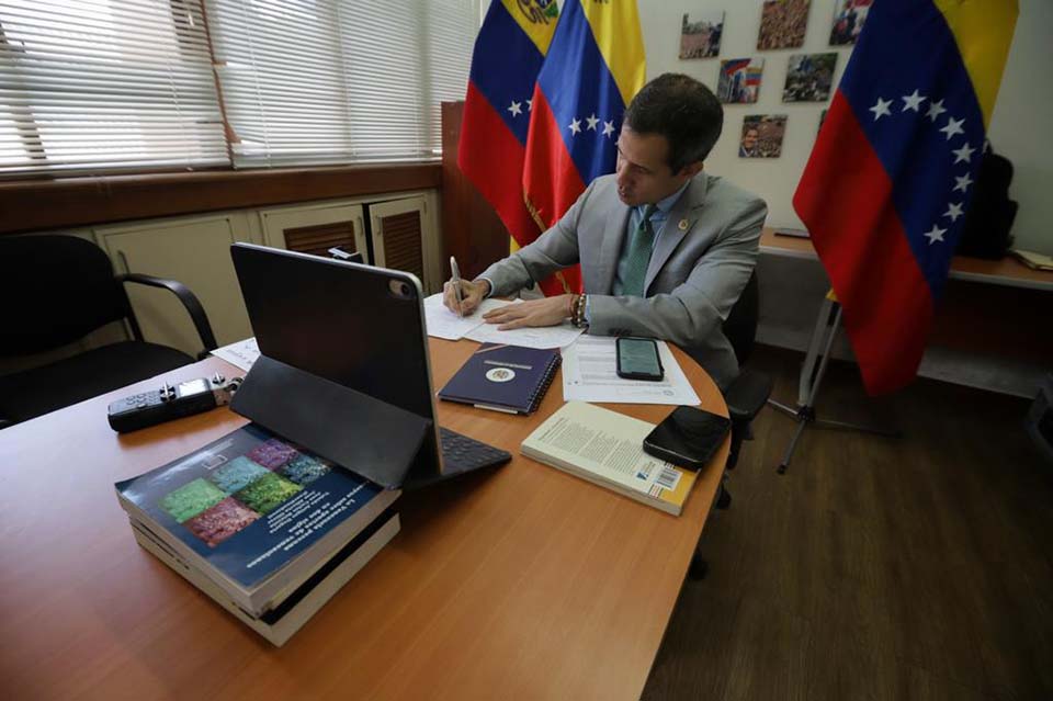 Juan Guaidó despacho zoom (3)