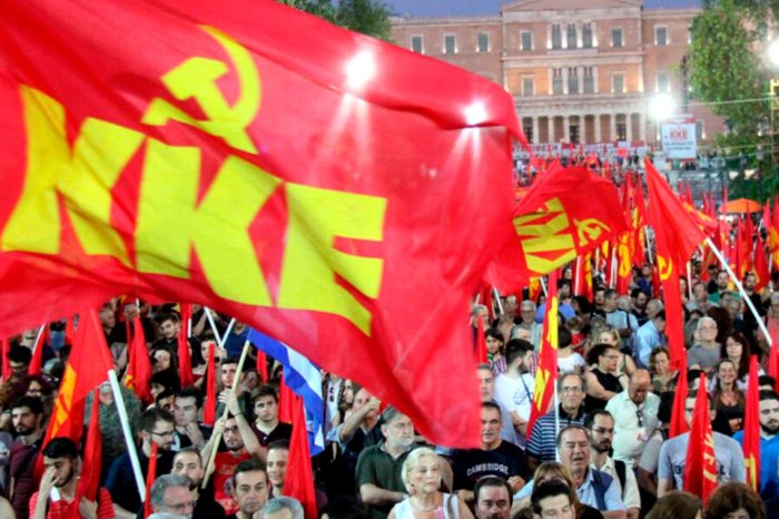 K-K-E- partido comunista grecia PCV