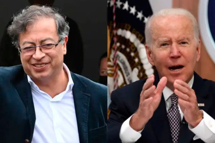 Joe Biden y Gustavo Petro