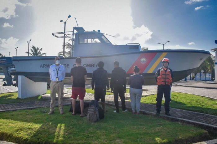 Interceptada embarcación que viajaba de San Andrés a Panamá