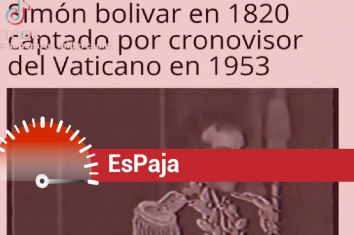 EsPaja cronovisor Simón Bolívar