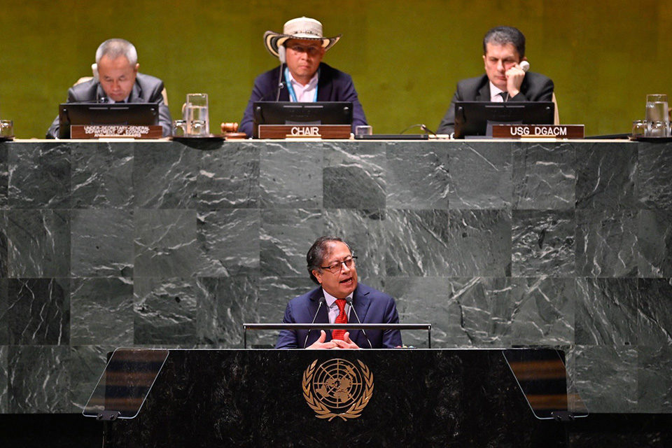 Gustavo Petro en la ONU