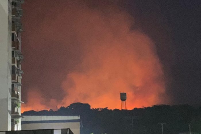Incendio Aragua cerca UCV 12.04.2023