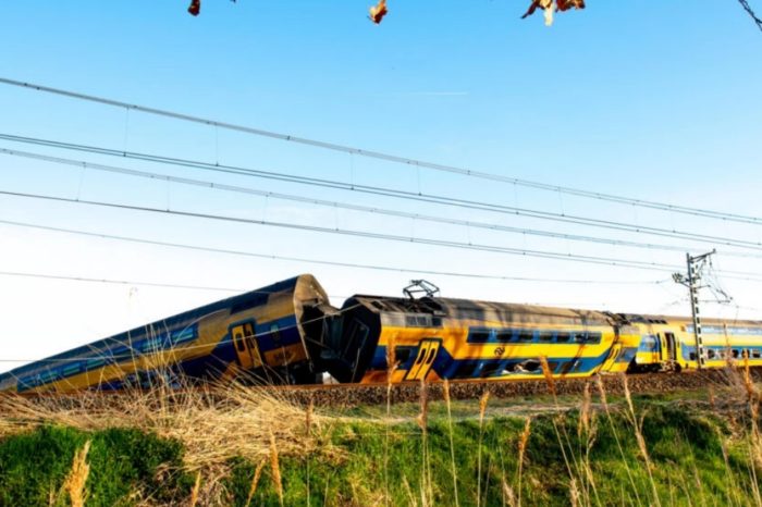 Tren descarrilado Países Bajos