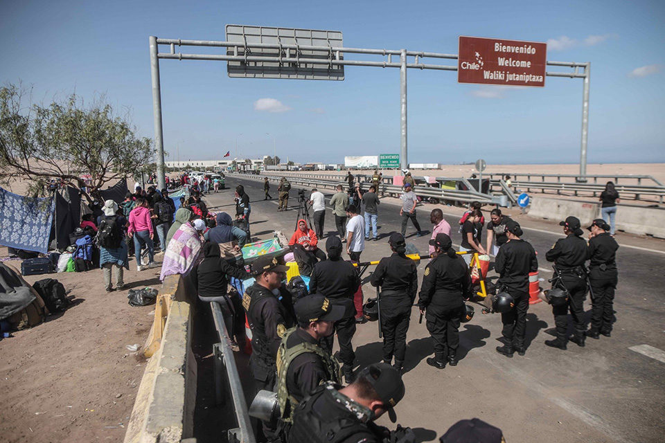 crisis migratoria en Tacna