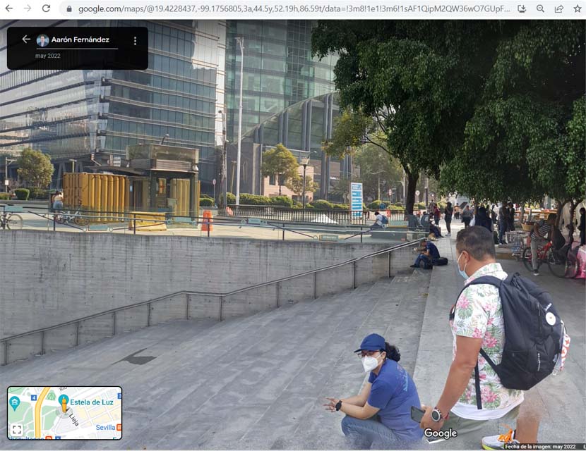 Captura Mexico Google Maps