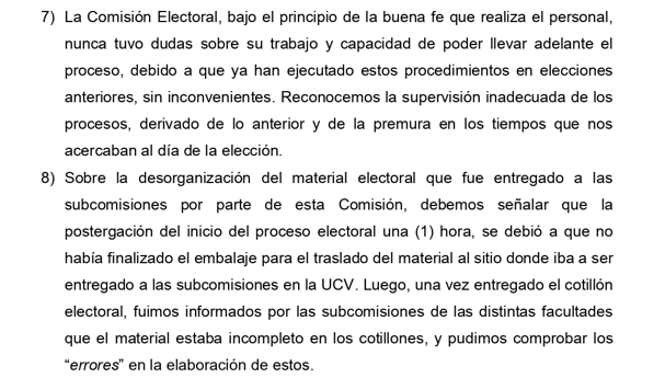 UCV elections: Ten days before the process, data was lost and delays accumulated