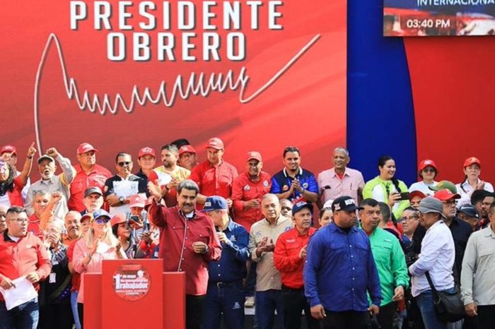 Maduro marcha 1 de mayo sueldo salario mínimo