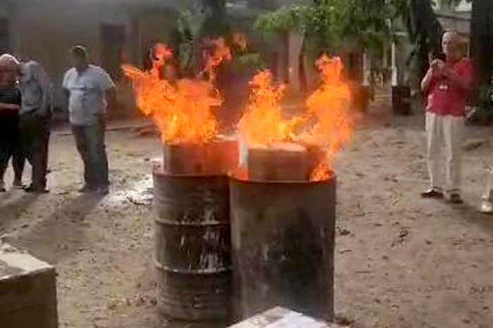 UCV Maracay quema material electoral elecciones