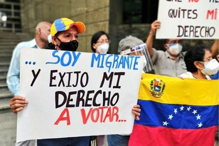 Voto de venezolanos en el exterior