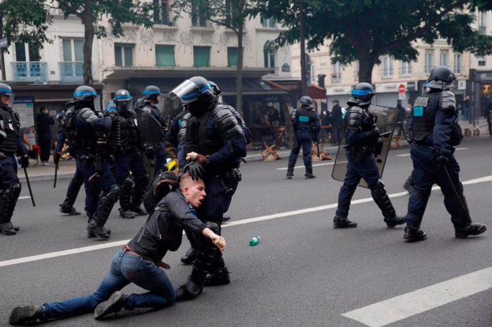 Francia policía policías