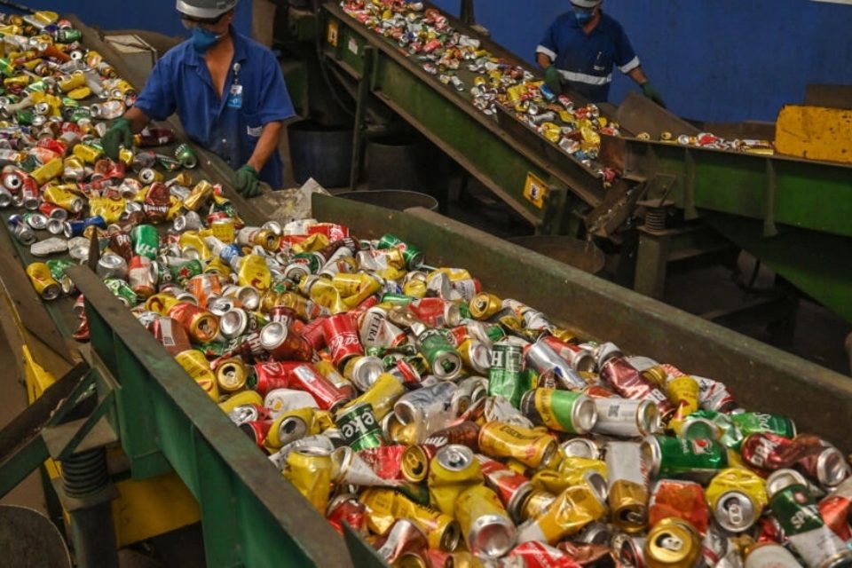 Reciclaje latas Brasil