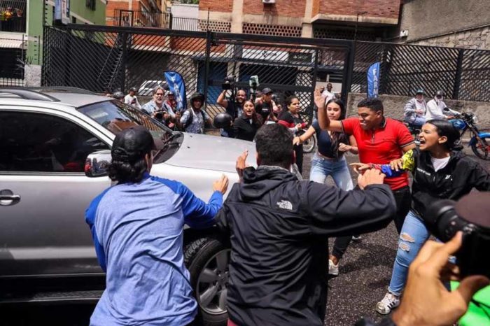 AGresión a María Corina Machado Petare EFE candidatos violencia