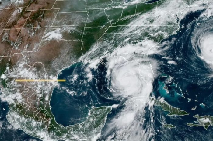 Imagen-satelital-del huracán Idalia