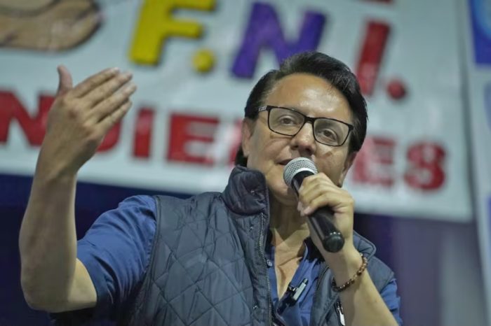 Candidato a la presidencia de Ecuador Fernando Villavicencio