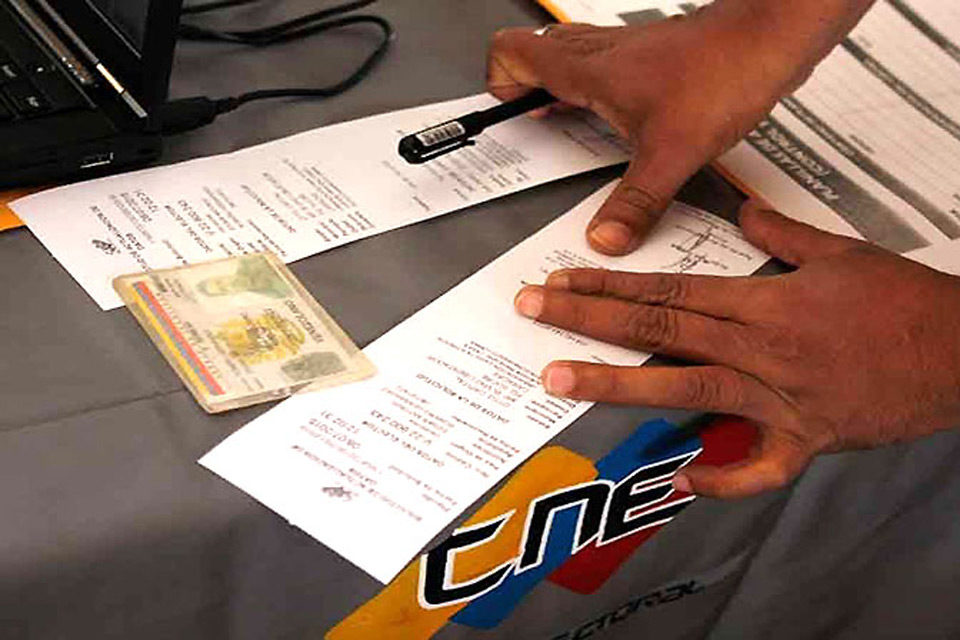 Registro Electoral del CNE