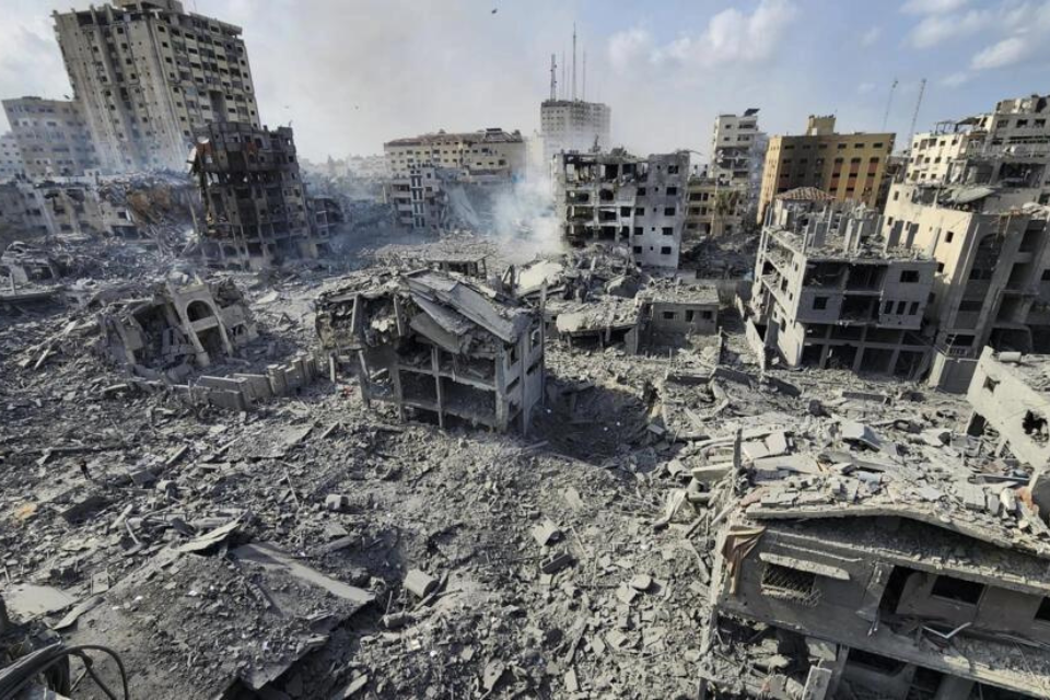 Edificios destruidos en Gaza onu