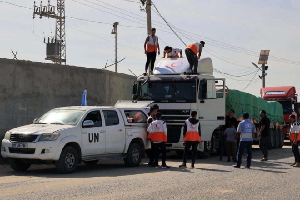 Franja de Gaza ayuda humanitaria Egipto ONU