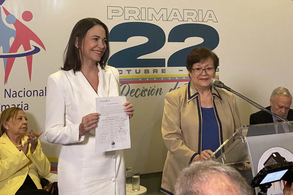 Proclamación María Corina Machado