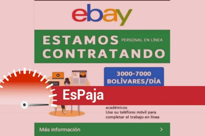 Ebay espaja estafa