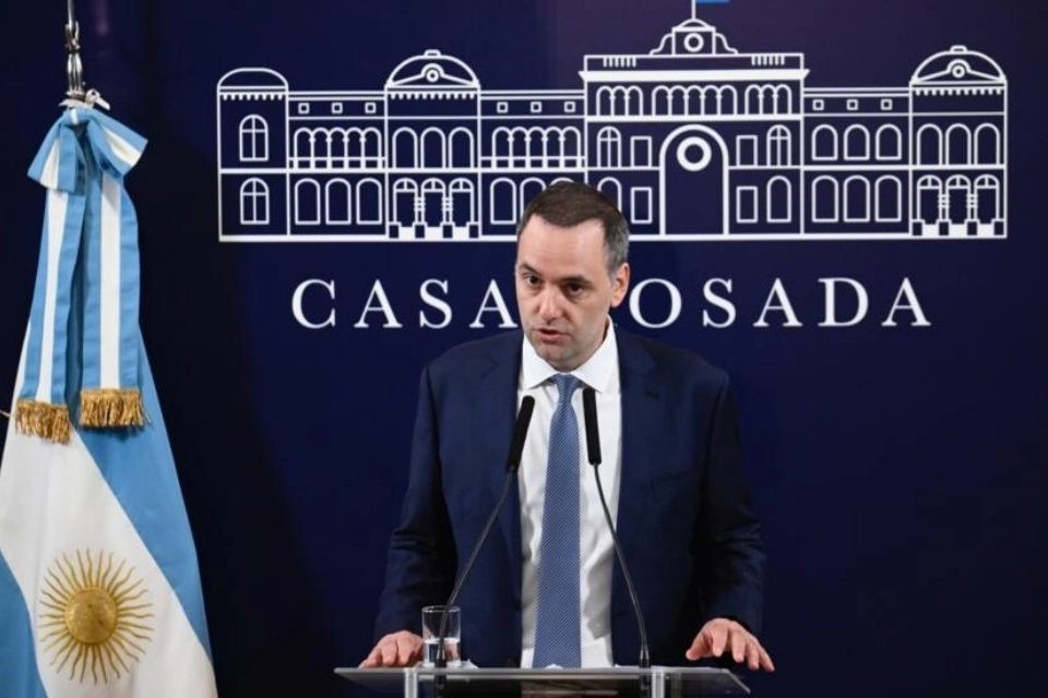 Manuel Adorni vocero Gobierno Argentina