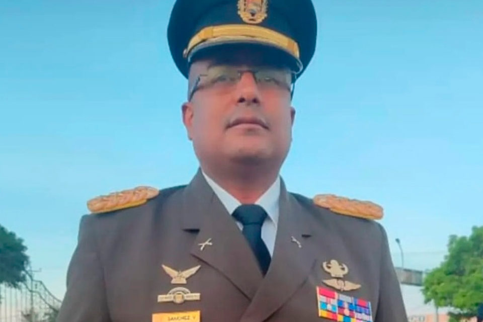 Coronel Carlos Jesús Sánchez Vásquez (detenido por presunta conspiración)