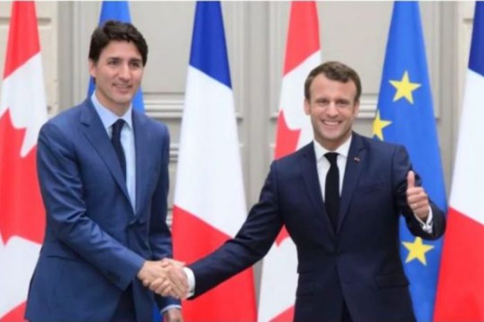 Justin trudeau Canadá Emmanuel Macron Francia acuerdo de Barbados