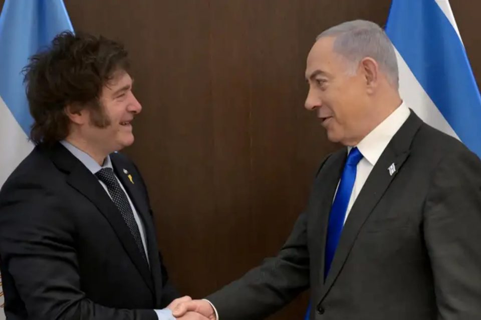 Javier Milei Argentina Benjamín Netanyahu Israel