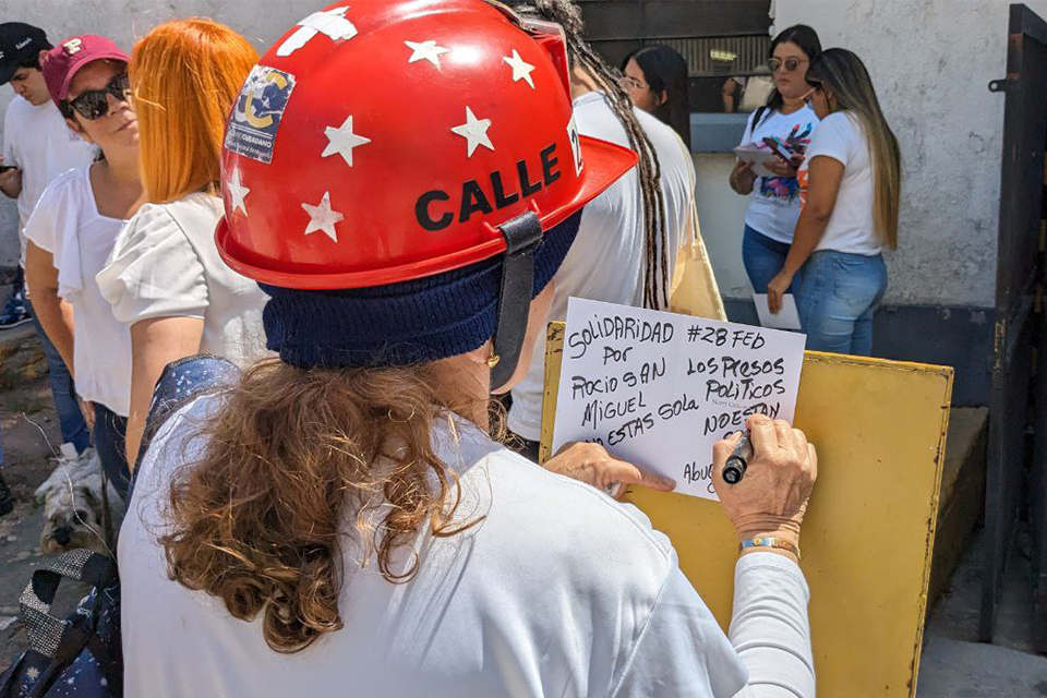 Protesta a favor de Rocío San Miguel 2