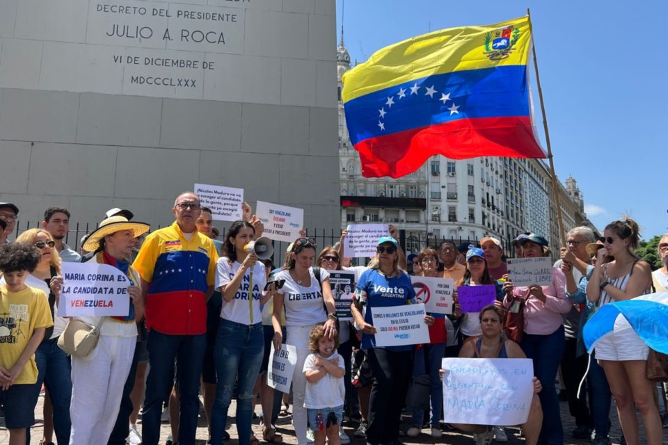 Venezolanos Argentina elecciones Venezuela