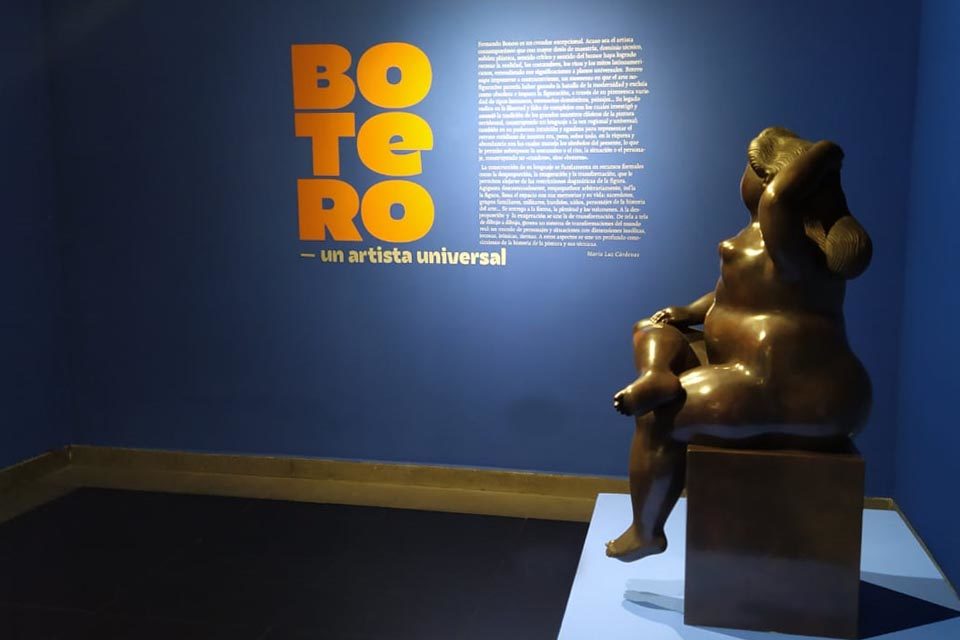 CAF exhibe obras de Botero de la colección del Museo de Arte Contemporáneo de Caracas
