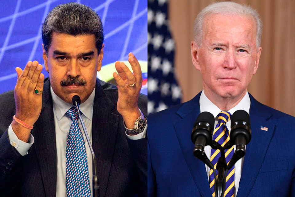 Nicolás Maduro y Joe Biden - Sanciones