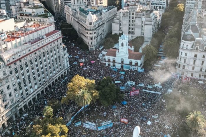 protesta argentina universidades