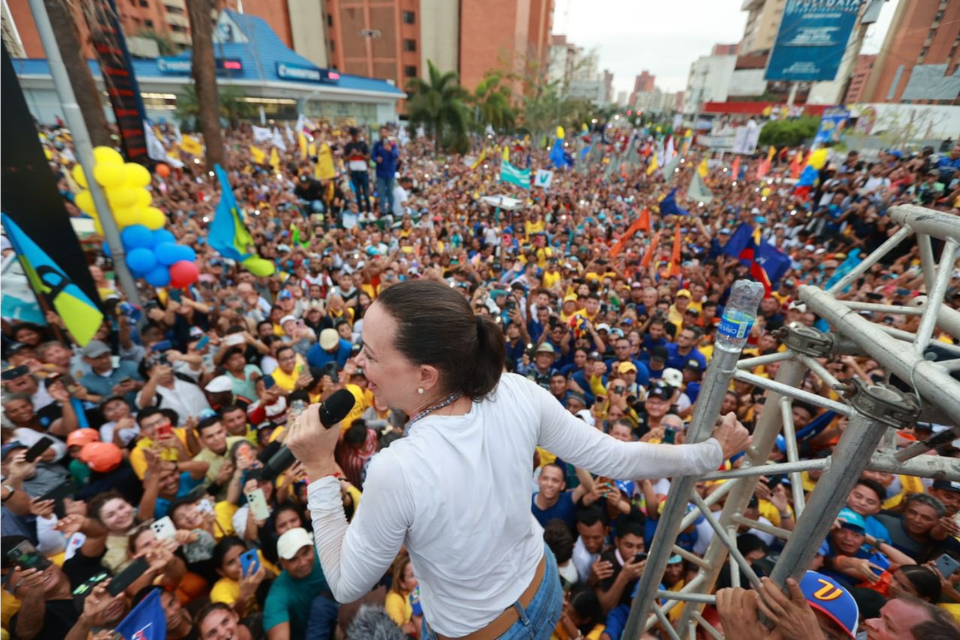 María Corina Machado en el Zulia. 020524