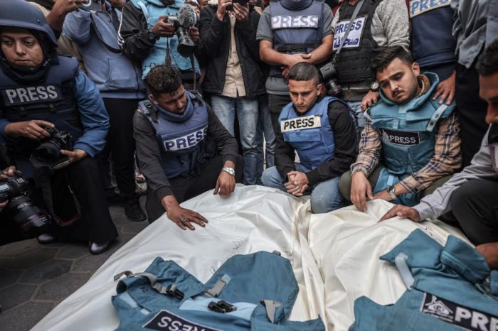 periodistas asesinados Gaza
