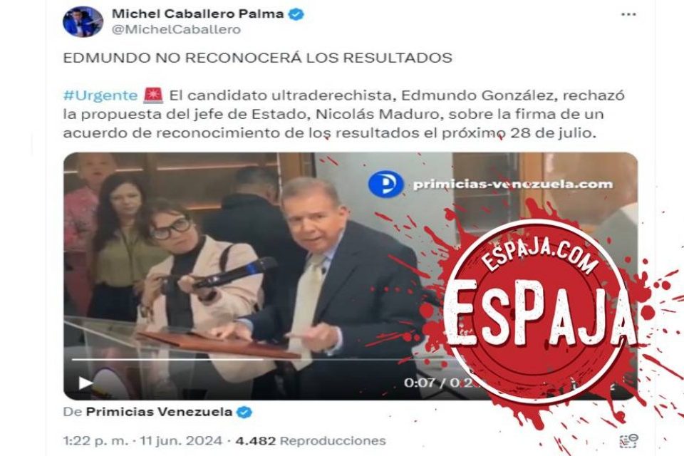 EsPaja Edmundo González Urrutia elecciones