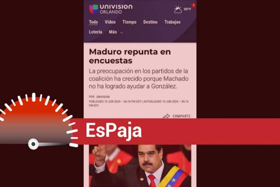 EsPaja Univisión Maduro