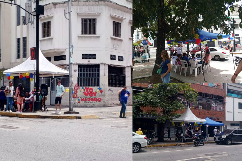 Centro Liceo Andrés Bello. irregularidades en el simulacro electoral