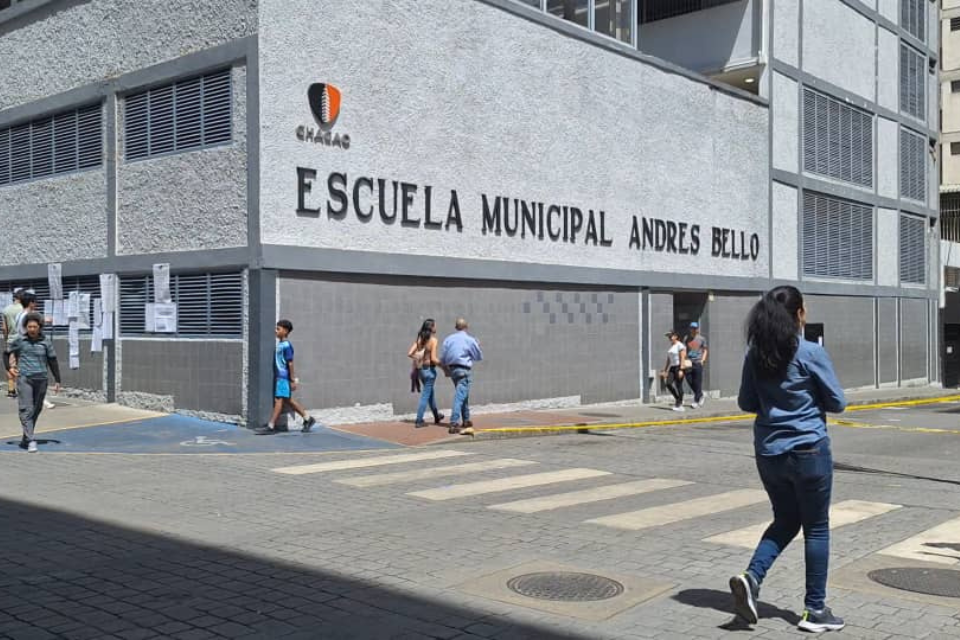 La Escuela Municipal Andrés Bello es el más concurrido de Chacao.