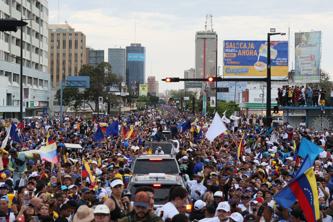 María Corina Machado y Edmundo en Maracaibo