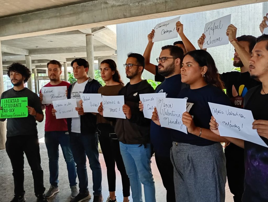 FCU-UCV exige liberación de estudiantes