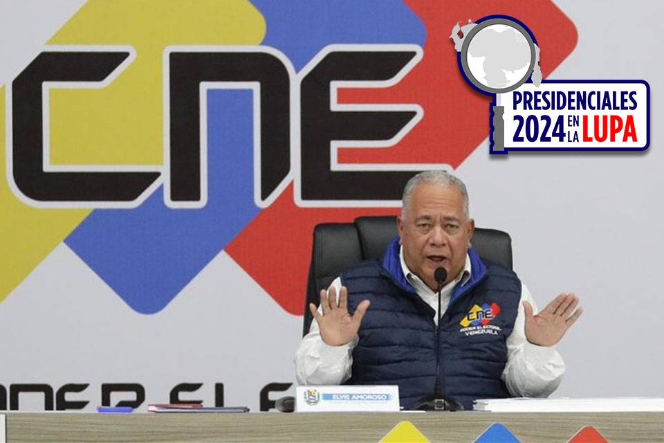 CNE anuncio presidenciales en la lupa