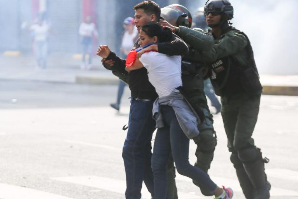 Amedrentamiento contra manifestantes 1