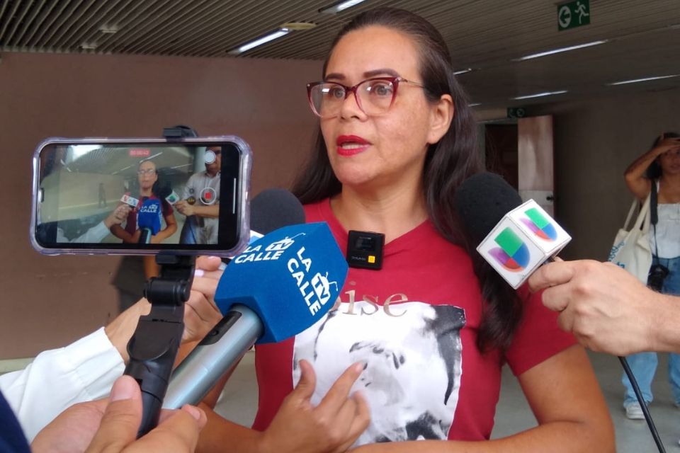 Familiares detenidos en protestas Keila Gomez