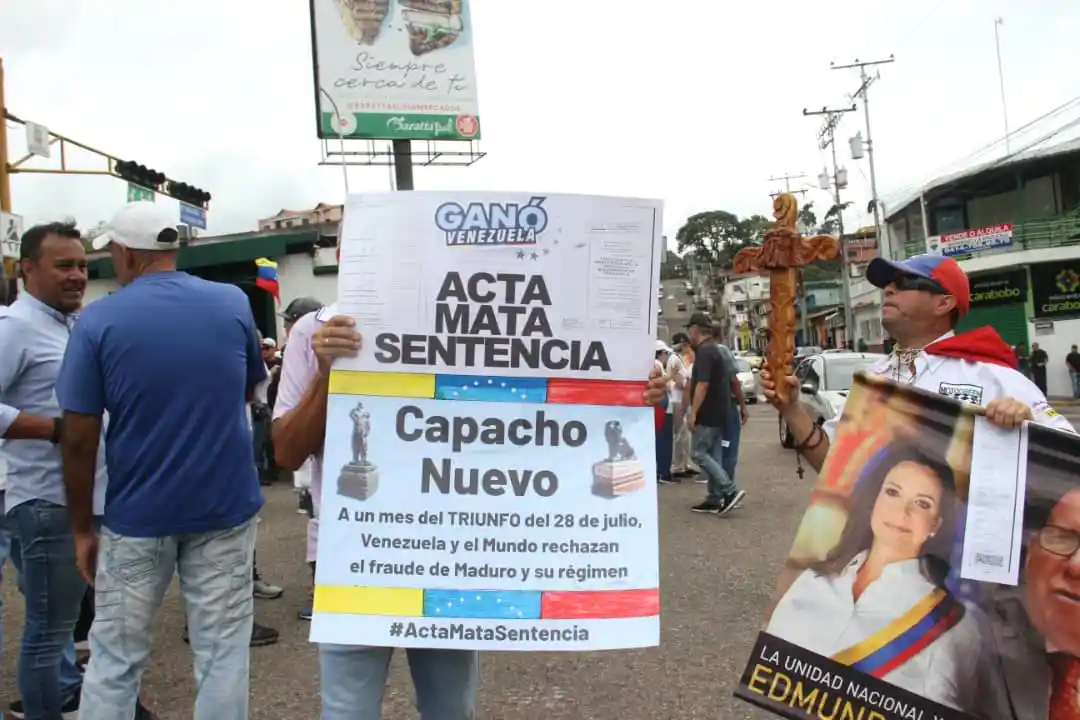 Concentración opositora en Táchira