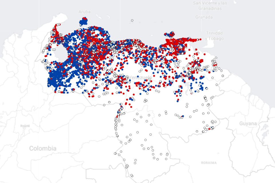 Pérdida de votos del PSUV en capitales