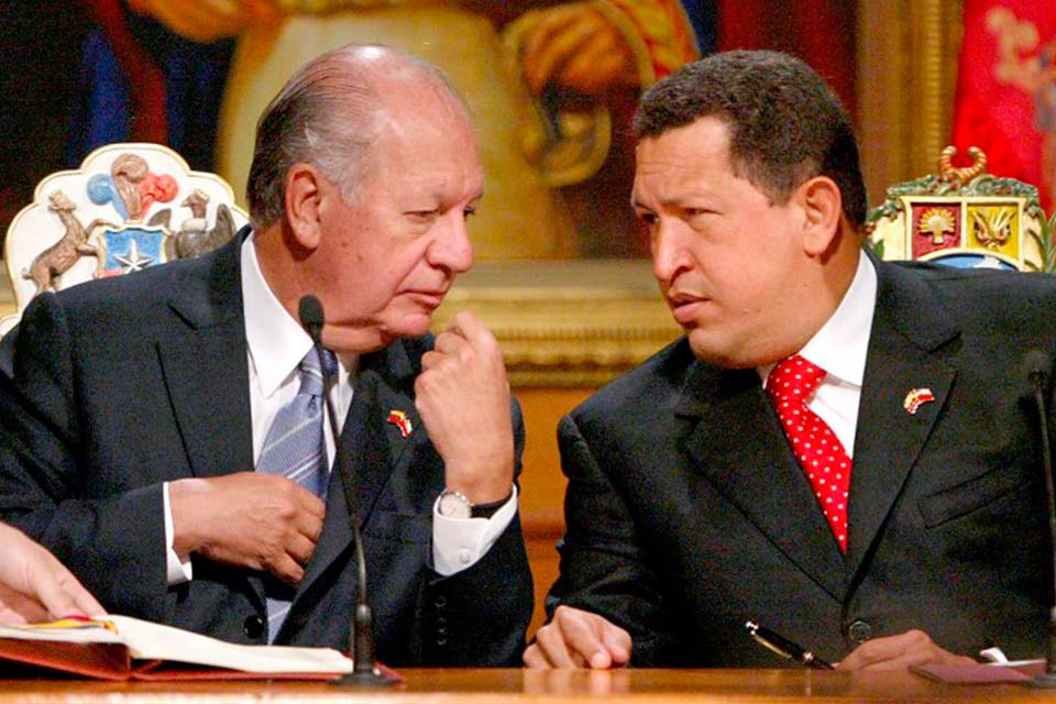 Del egocentrismo al pragmatismo / Ricardo Lagos y Hugo Chávez