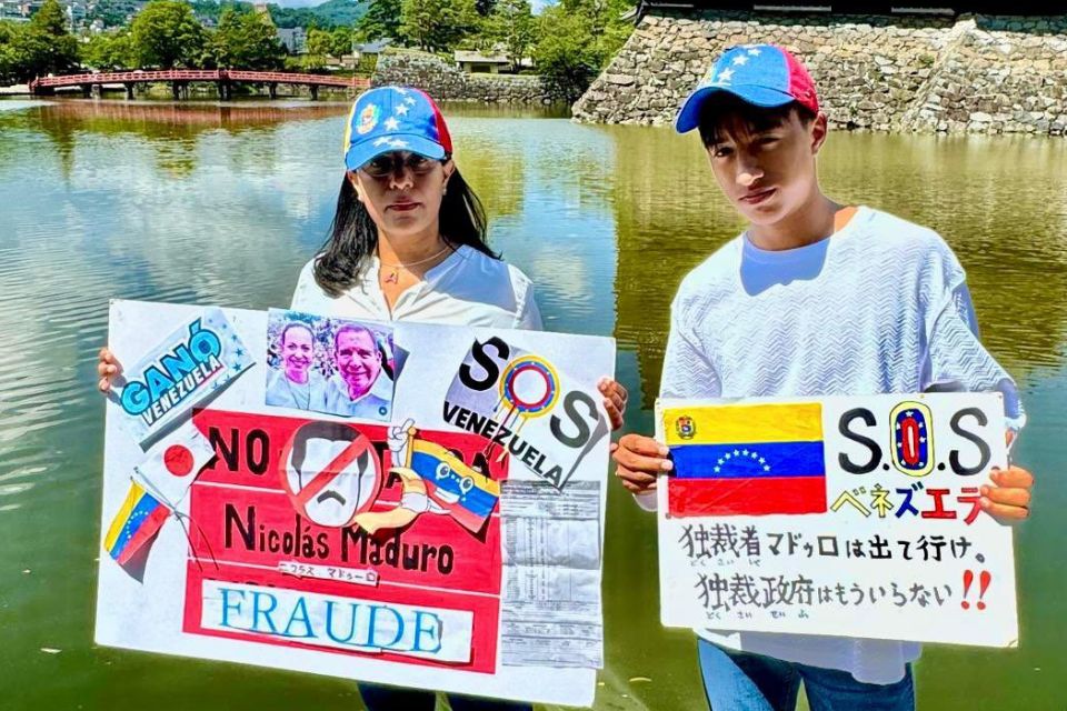 Venezolanos protestan en el mundo 5