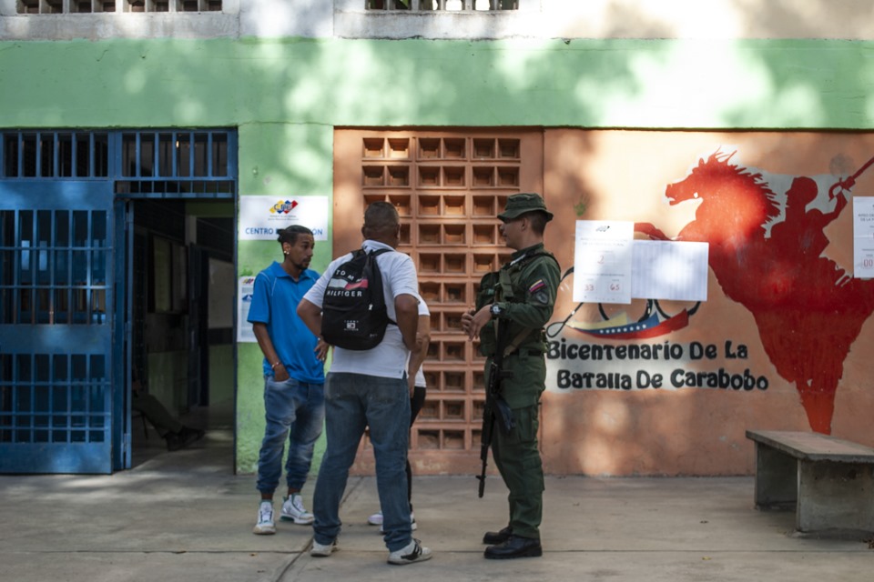 Centro de votación en Antímano. Foto: Luna Perdomo